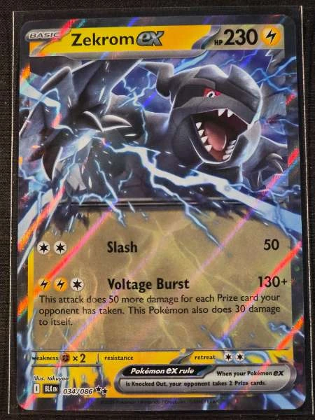 Zekrom ex - Black Bolt #034/086