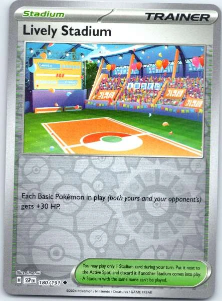 Lively Stadium - Surging Sparks #180/191
