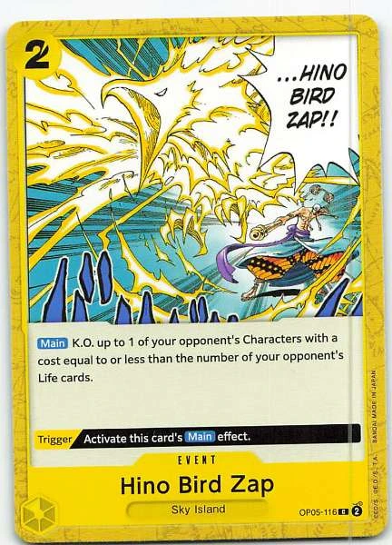 Hino Bird Zap - Awakening of the New Era #OP05-116