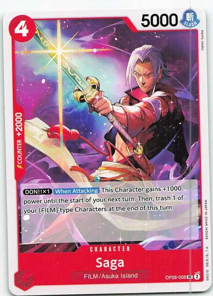 Saga - Wings of the Captain #OP06-006