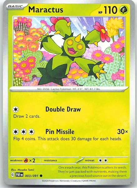 Maractus - Paldean Fates #003/091
