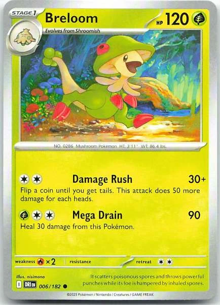 Breloom - Destined Rivals #006/182