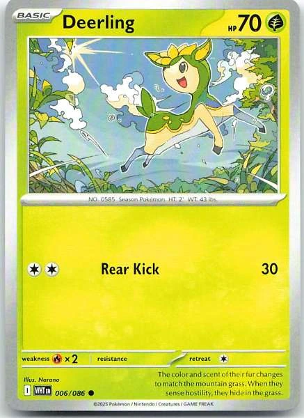 Deerling - White Flare #006/086