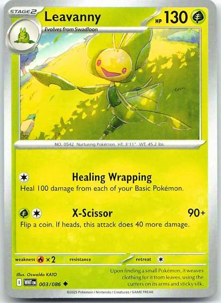 Leavanny - White Flare #003/086