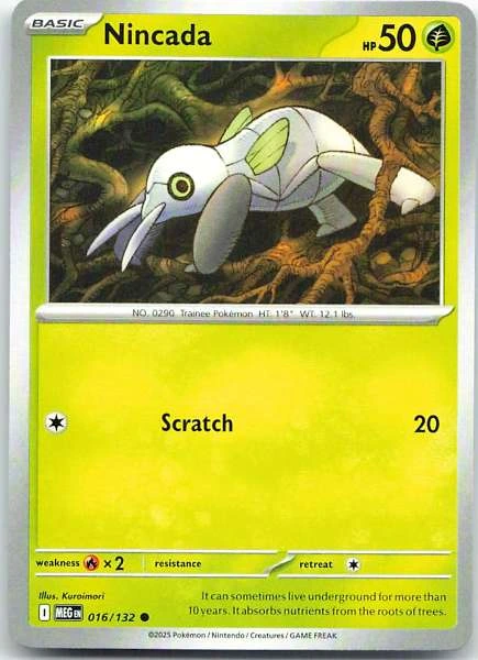 Nincada - Mega Evolution #016/132