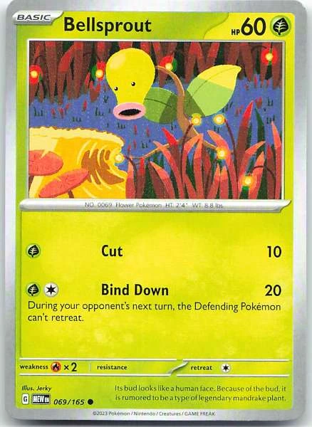 Bellsprout - Scarlet & Violet 151 #069/165