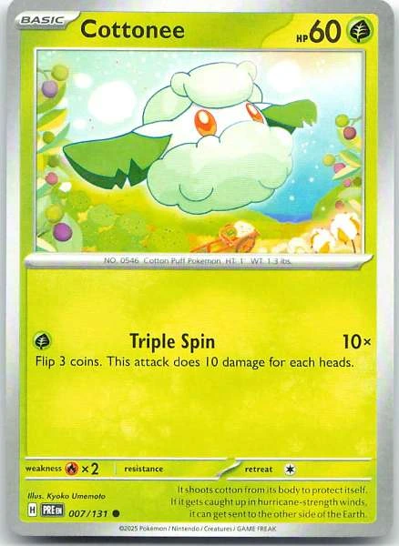 Cottonee - Prismatic Evolutions #007/131