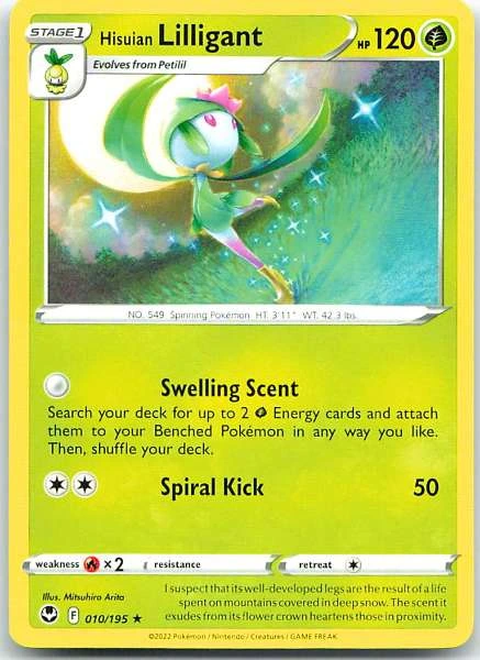 Hisuian Lilligant - Silver Tempest #010/195