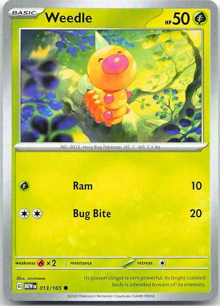 Weedle - 151 #013/165