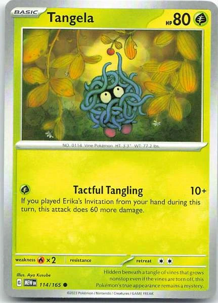 Tangela - Scarlet & Violet 151 #114/165