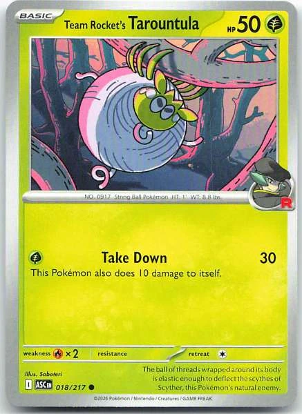 Team Rocket's Tarountula - Ascended Heroes #018/217