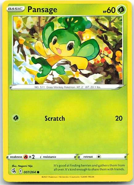 Pansage - Fusion Strike #007/264