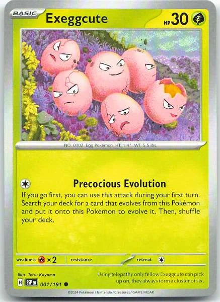 Exeggcute - Surging Sparks #001/191
