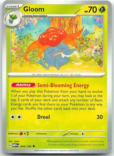 Gloom - Scarlet & Violet 151 #044/165