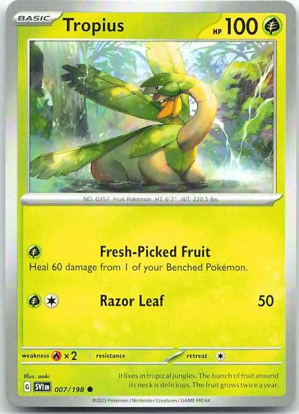 Tropius - Scarlet & Violet #007/198