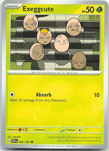 Exeggcute - Surging Sparks #002/191