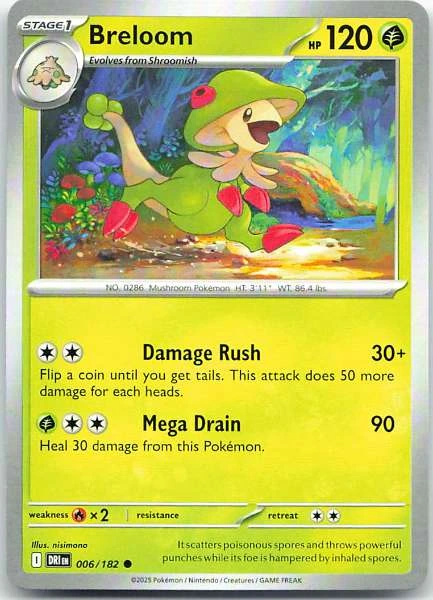 Breloom - Destined Rivals #006/182