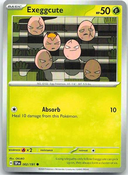 Exeggcute - Surging Sparks #002/191