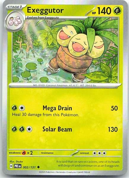 Exeggcutor - Prismatic Evolutions #002/131