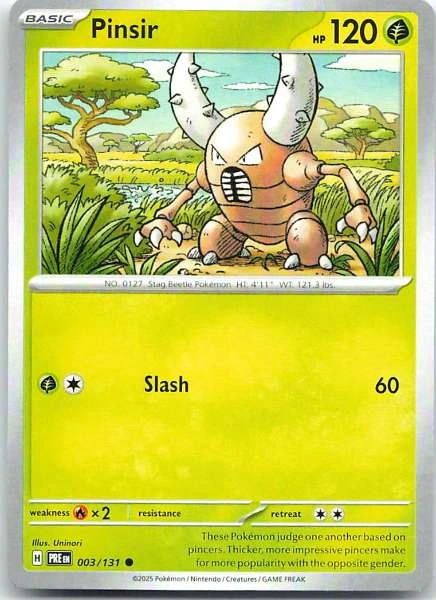 Pinsir - Prismatic Evolutions #003/131