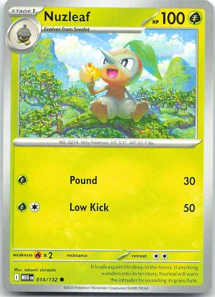 Nuzleaf - Mega Evolutions #014/132