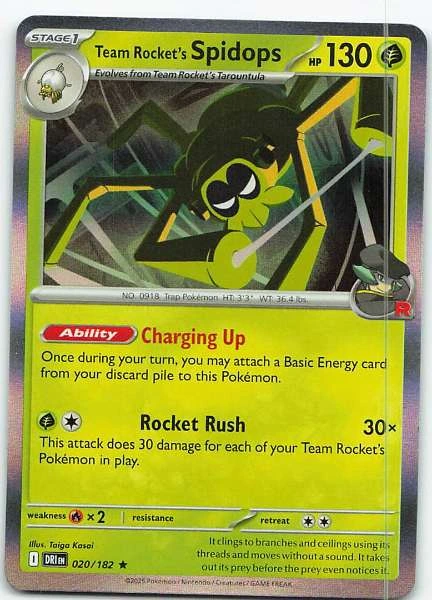 Team Rocket's Spidops - Destined Rivals #020/182