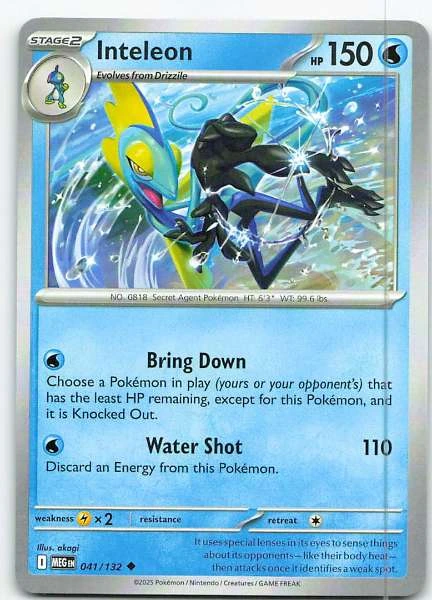 Inteleon - Mega Evolution #041/132
