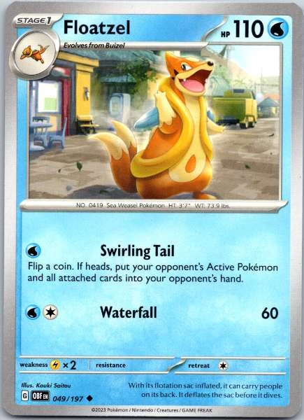 Floatzel - Obsidian Flames #049/197