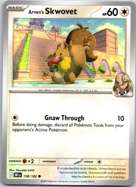 Arven's Skwovet - Destined Rivals #158/182