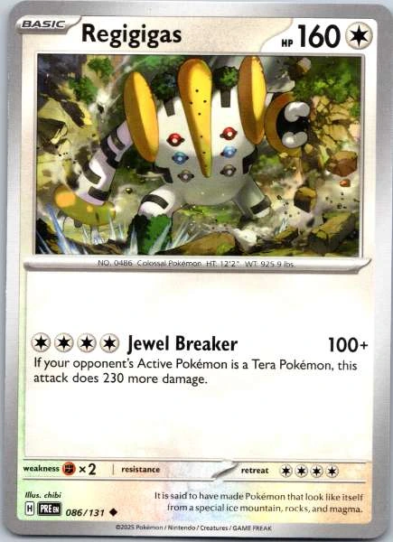 Regigigas - Prismatic Evolutions #086/131