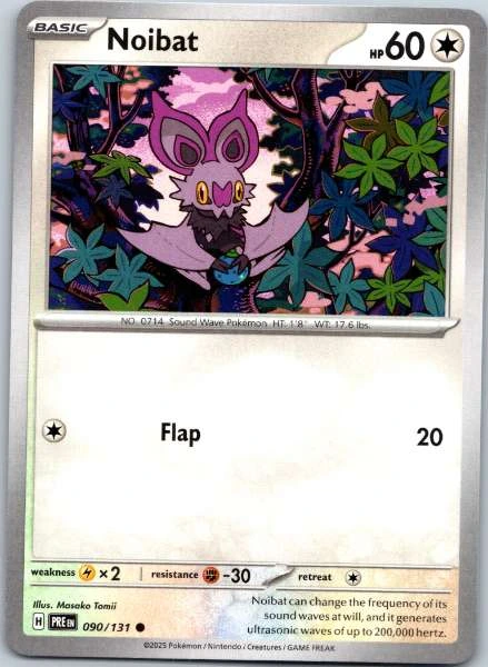 Noibat - Prismatic Evolutions #090/131