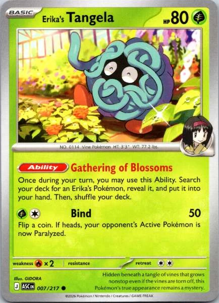 Erika's Tangela - Ascended Heroes #007/217