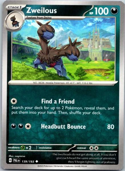 Zweilous - Paldea Evolved #139/193