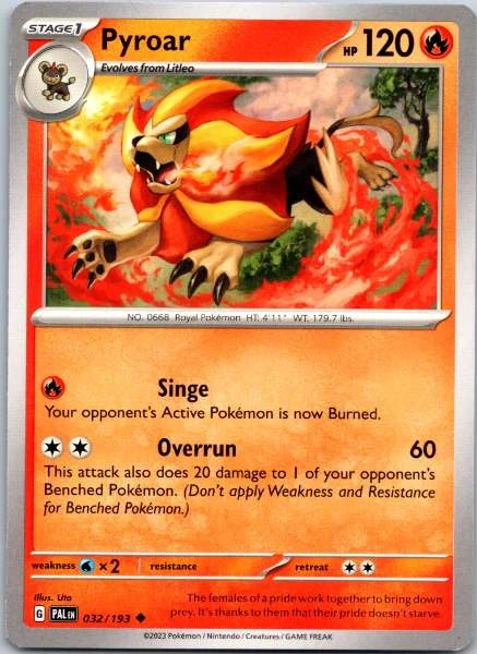 Pyroar - Paldea Evolved #032/193