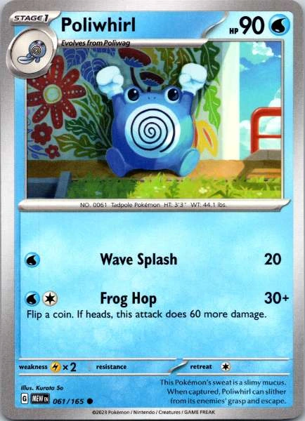 Poliwhirl - 151 #061/165