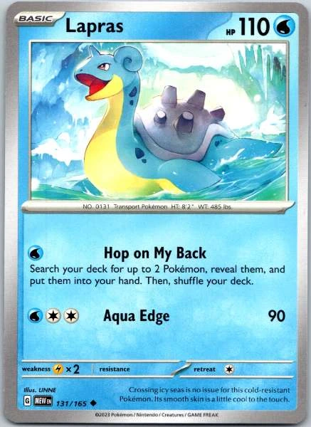 Lapras - 151 #131/165