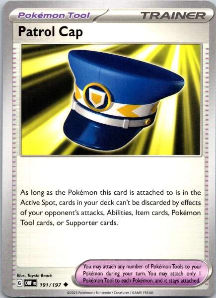 Patrol Cap - Obsidian Flames #191/197