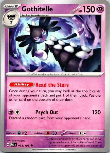 Gothitelle - Paldea Evolved #092/193