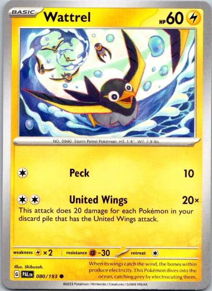 Wattrel - Paldea Evolved #080/193