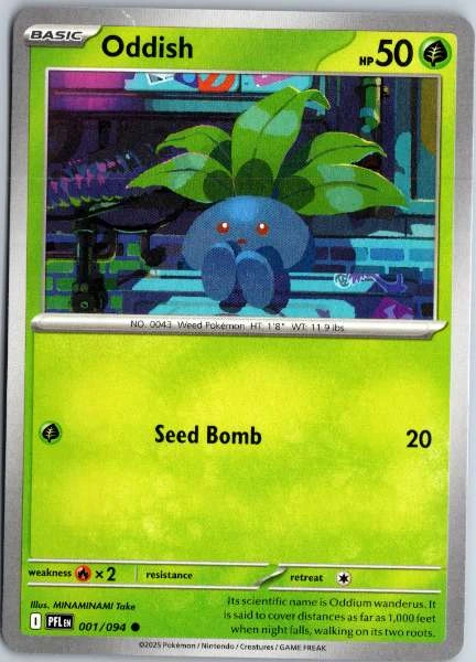 Oddish - Phantasmal Flames #001/094