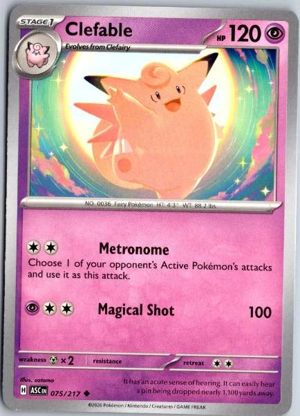 Clefable - Ascended Heroes #075/217