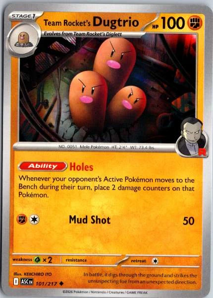 Team Rocket's Dugtrio - Ascended Heroes #101/217