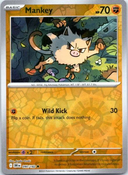 Mankey - Destined Rivals #090/182