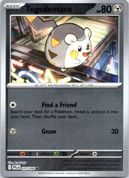 Togedemaru - Phantasmal Flames #073/094