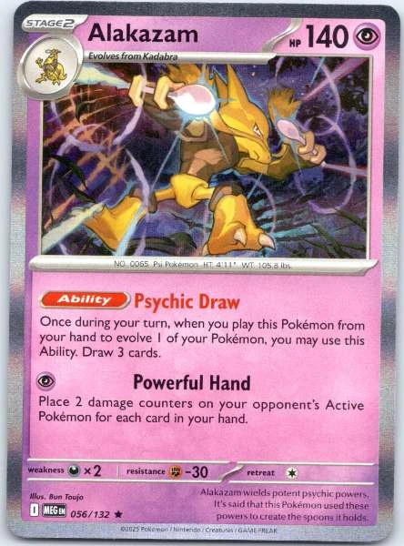 Alakazam - Diamond & Pearl: Mysterious Treasures #056/132