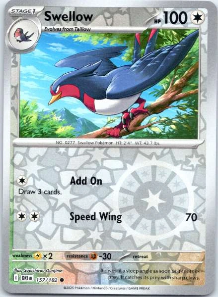 Swellow - Destined Rivals #157/182