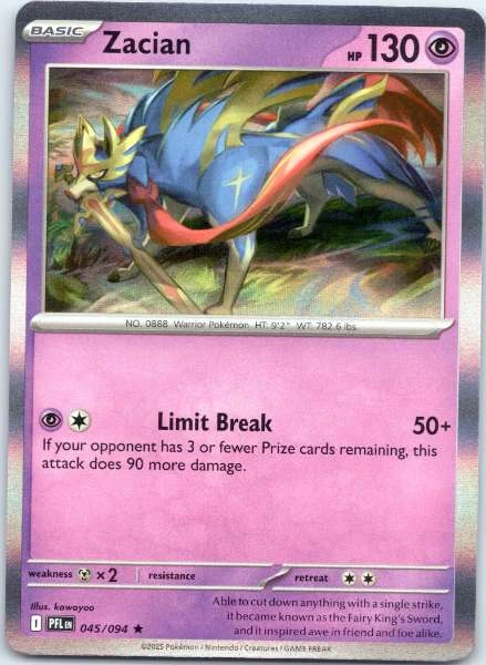Zacian - Phantasmal Flames #045/094
