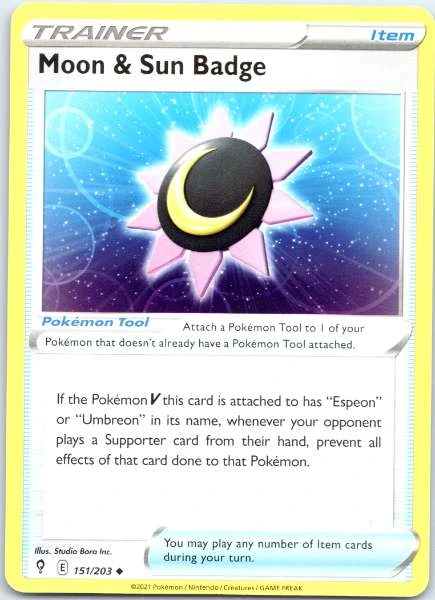 Moon & Sun Badge - Evolving Skies #151/203