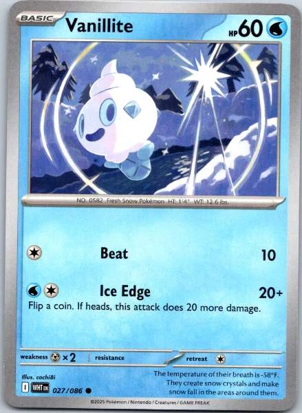 Vanillite - White Flare #027/086