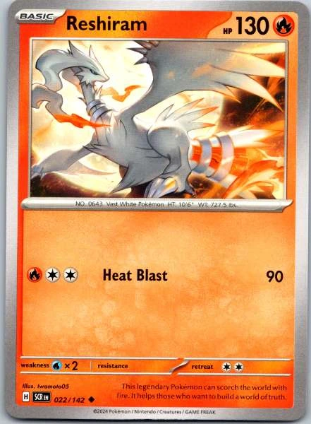 Reshiram - Stellar Crown #022/142